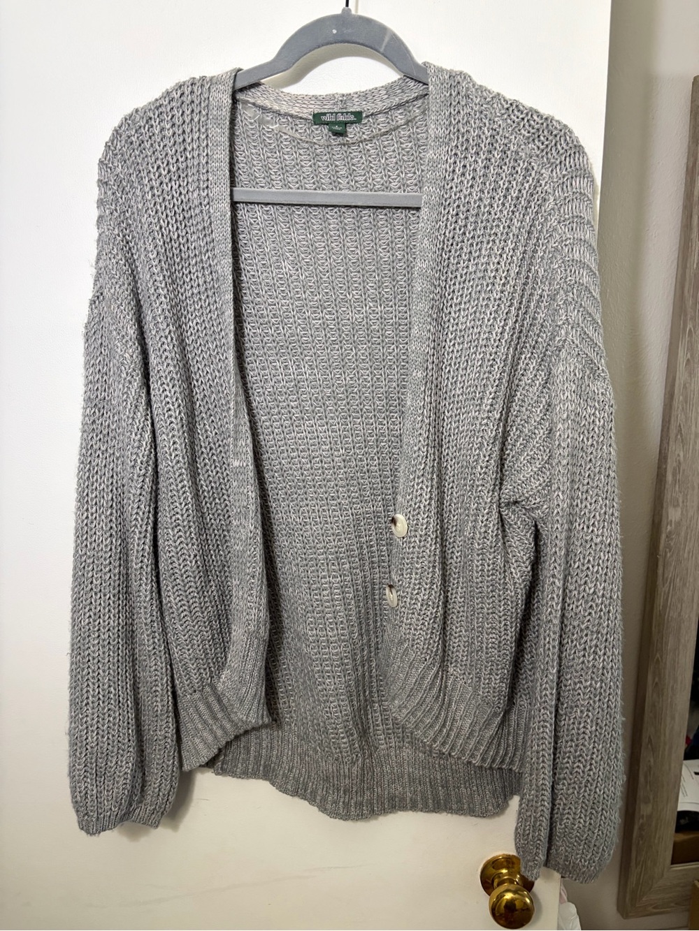 Women’s wild fable cardigan gray cardigan, small